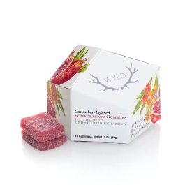 Wyld – Real Fruit Pomegranate Gummies 100mg CBD: 100mg THC